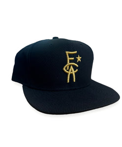Vintage Gold FCA Black Hat